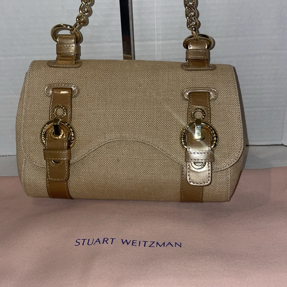 Stuart Weitzman Woven Crossbody Bag